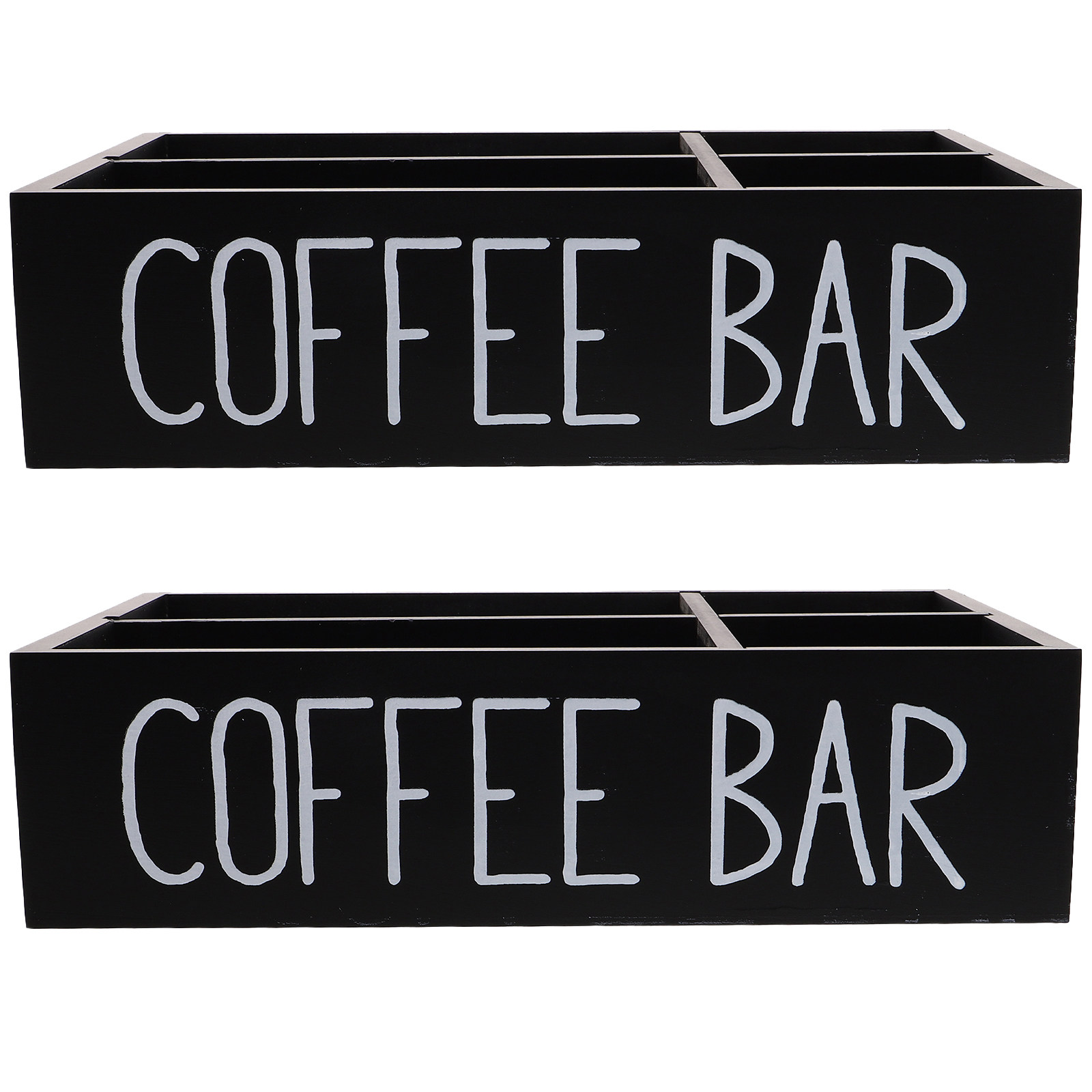 2Pcs Coffee Station Organizer  - Coffee Tea Sugar 评论和价格