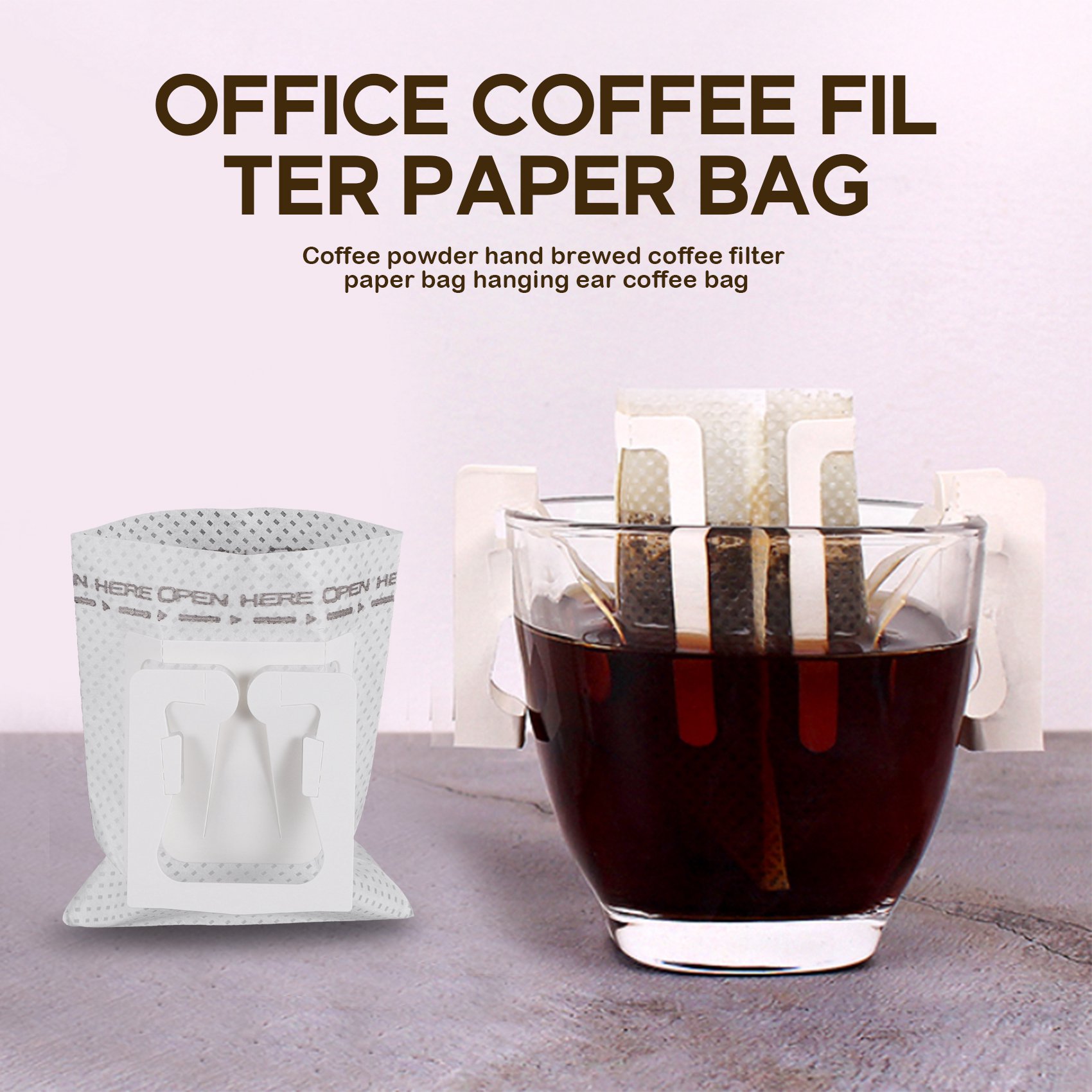 50Pcs / Pack Drip Coffee Filte - Coffee Tea & Jane 评论和价格