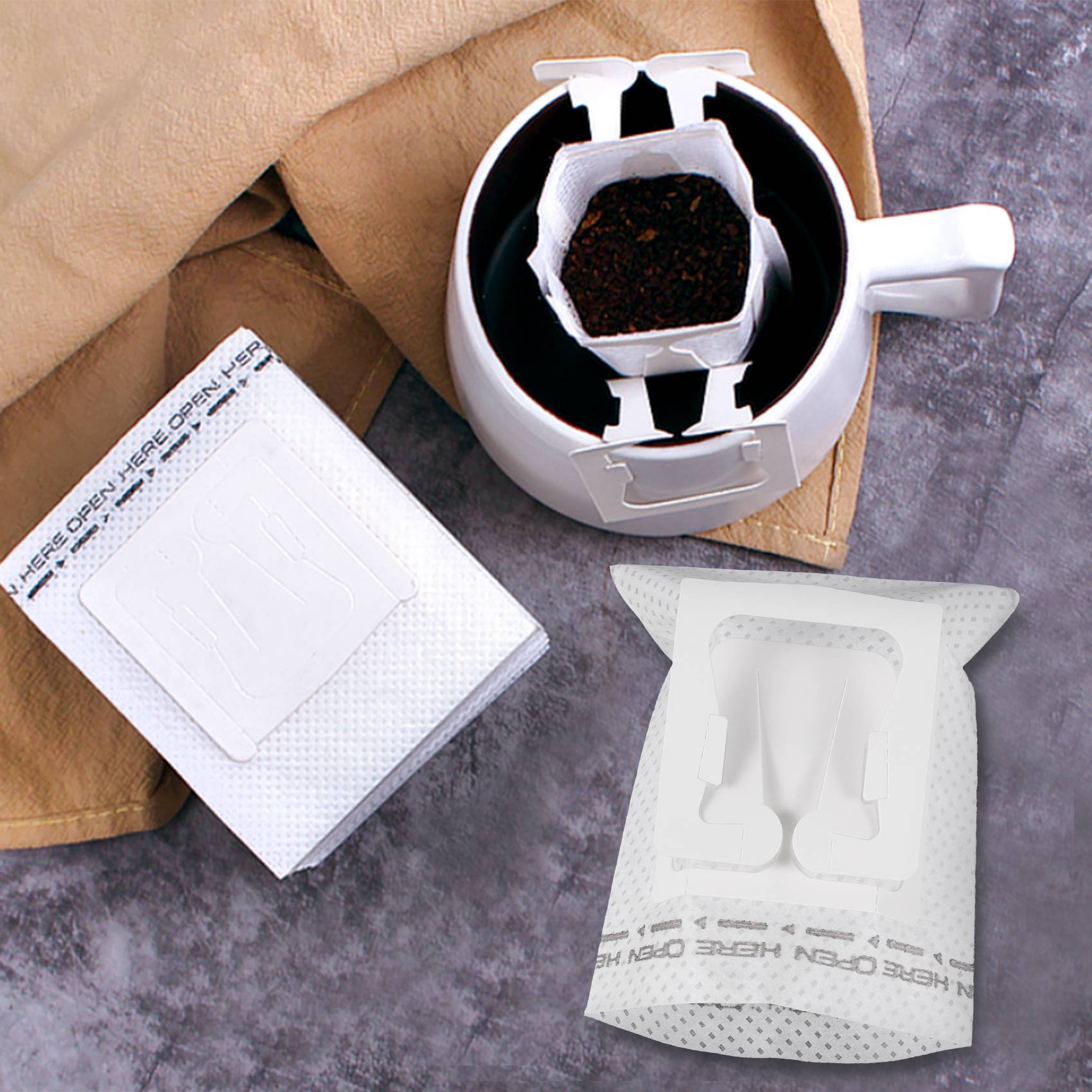 50Pcs / Pack Drip Coffee Filte - Coffee Tea & Jane 评论和价格