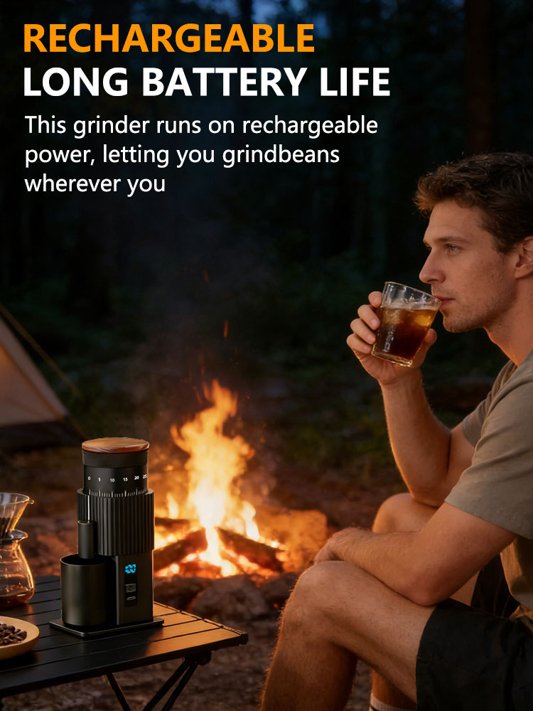 Portable Electric Coffee Grind - Burr Hand Grinder 评论和价格