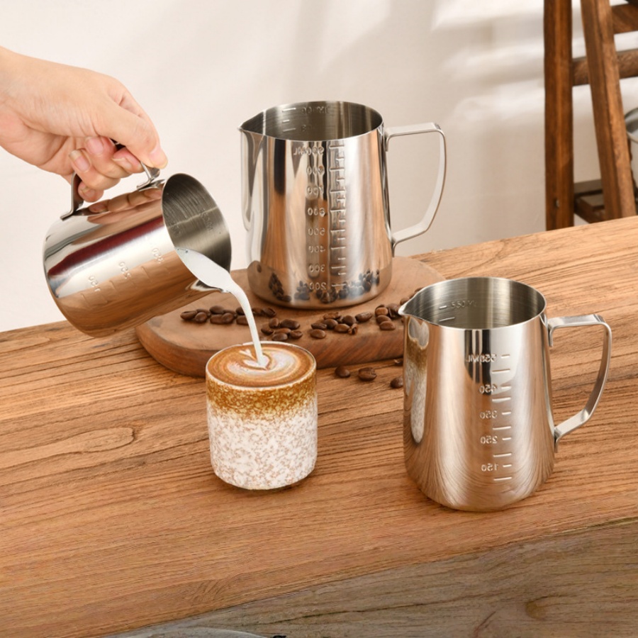 Milk Frothing Pitcher Espresso - Barista Milk Jug 评论和价格