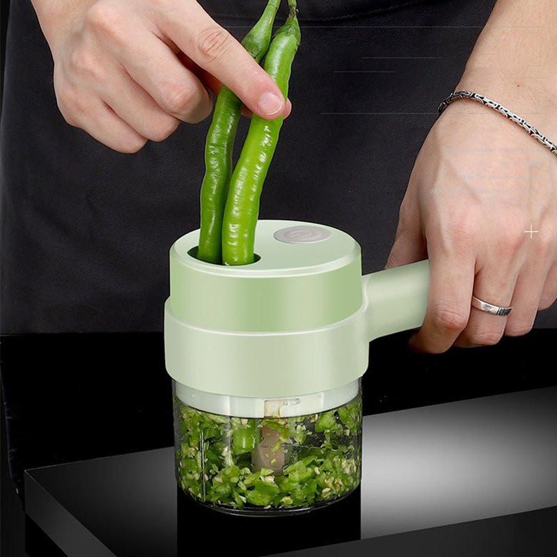 4In1 Electric Vegetable Cutter - Burr Hand Grinder 评论和价格
