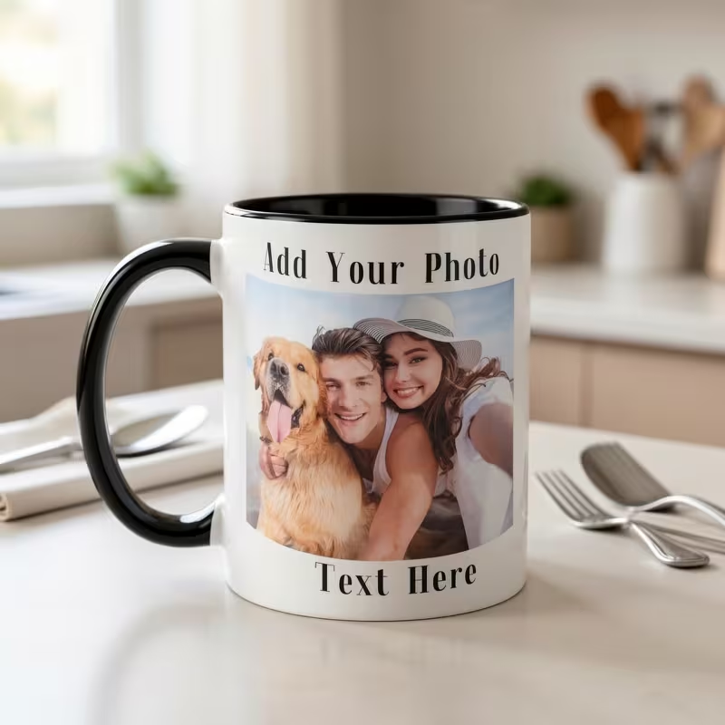 Customized Double Sided Photo  - Coffee Tea Name 评论和价格